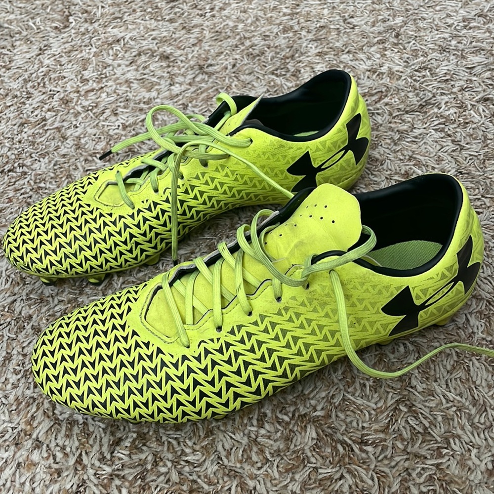 Lime Green soccer cleats